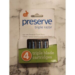 Preserve Triple Razor Blades 4-Pack